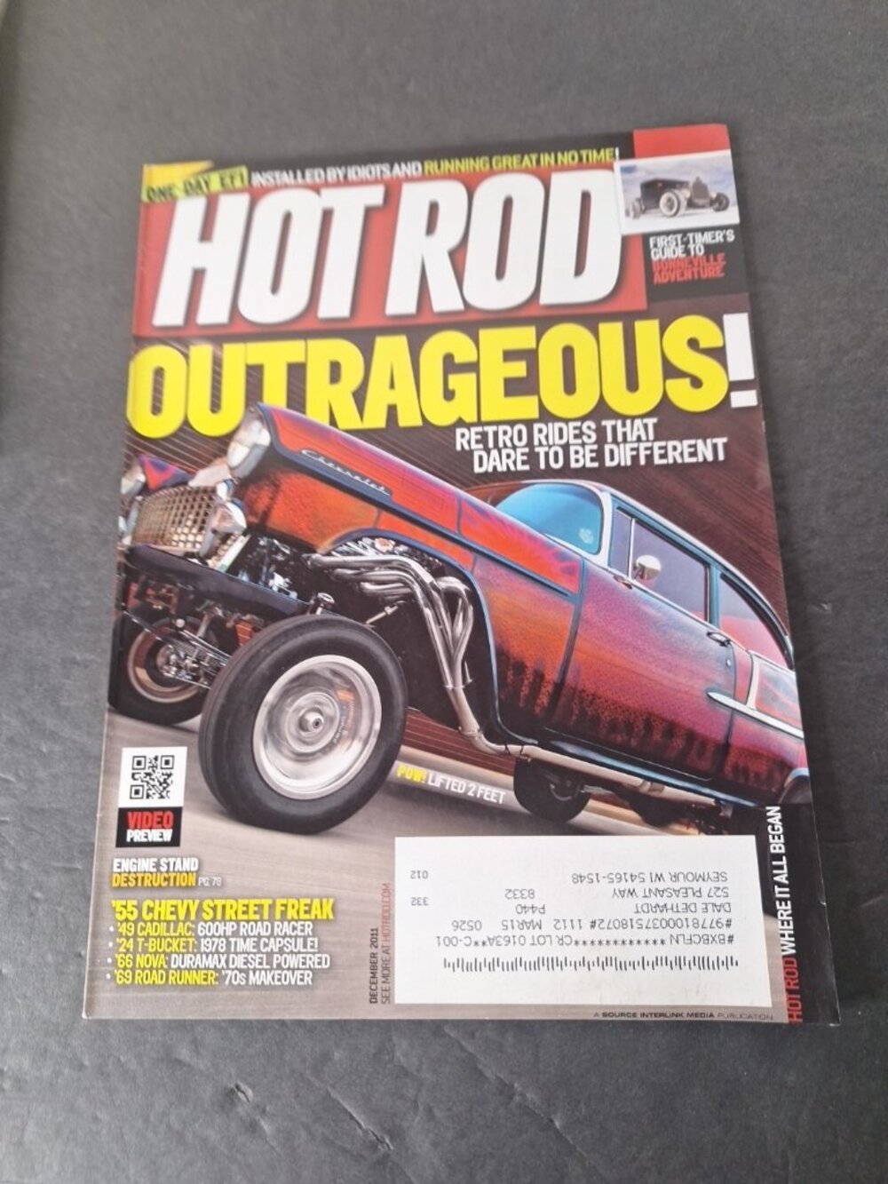HOT ROD MAGAZINE FULL YEAR 2011.....COMPLETE TWELVE ISSUES JAN to DEC - Picture 2 of 13